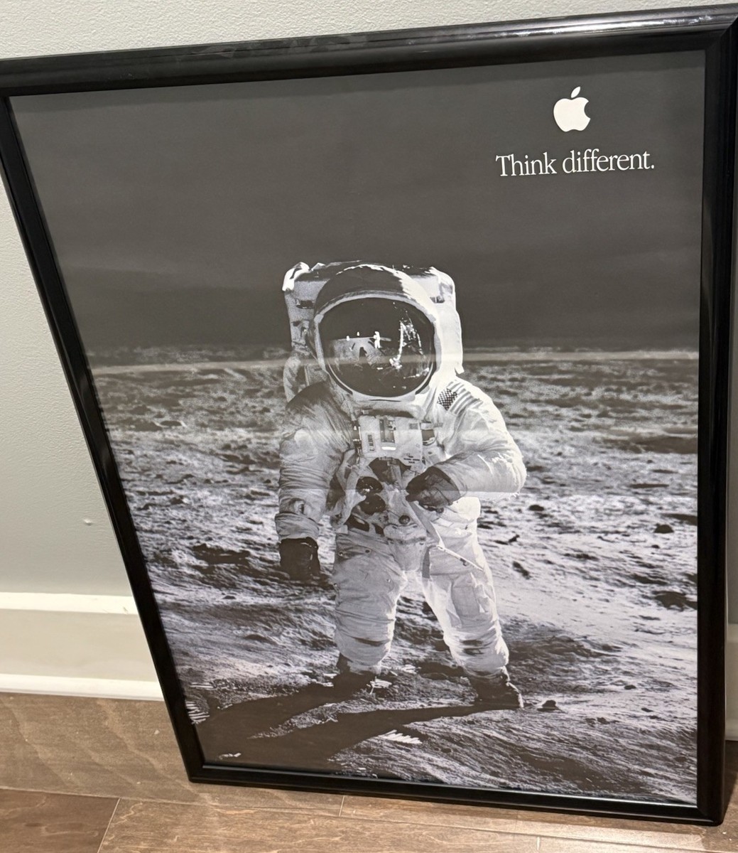 Apple Think Different Buzz Aldrin Rare Education/Dealer Poster | eBay