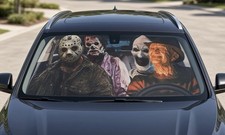 Car Windshield Sunshade Horror Movie Characters