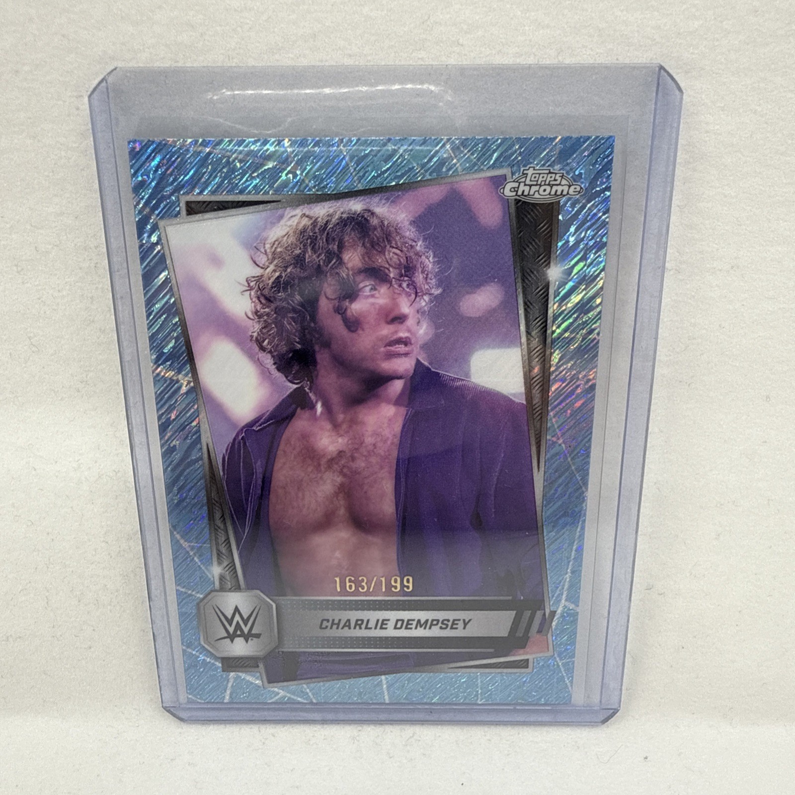 2025 Topps Chrome WWE - Charlie Dempsey #200 Aqua Shimmer Refractor /199