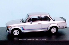 Rare Car  AutoArt BMW 2002 Turbo Silver 1 43