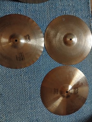 Vintage Paiste 2002 Black Label Hihats 14'' Schlagzeug
