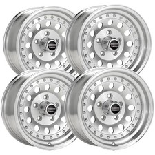 4 American Racing Ar62 Outlaw Ii 15x7 5x4.5 -6 Machined Wheels Rims 15 Inch