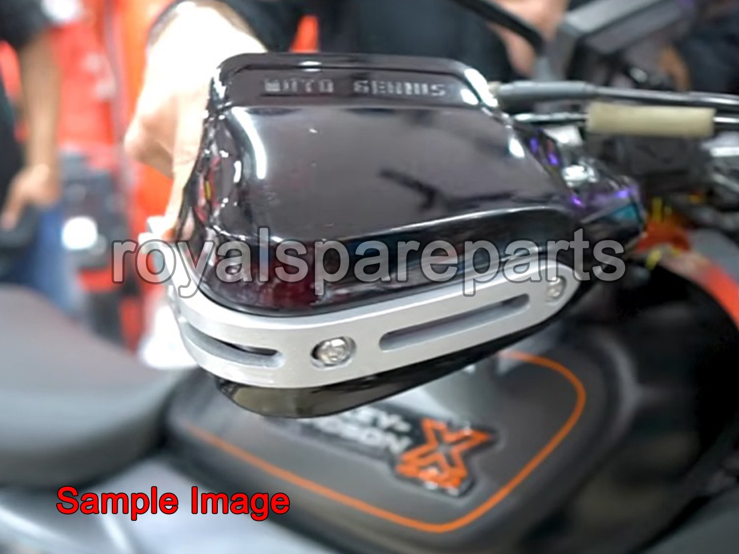 "Tinted Red Color Hand Guard" Fit For Harley Davidson 400X