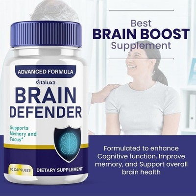 Brain Defender Memory & Brain Support Capsules, Advanced Cognitive Formula