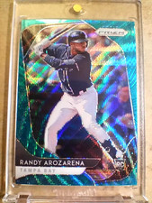 2020 Randy Arozarena Panini Prizm Rookie Teal Wave Prizm RC MINT 🔥🔥🔥