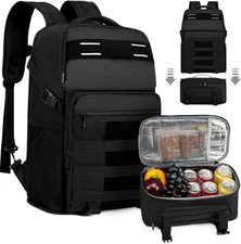 Lunch Backpack, Insulated Cooler Backpack Removable Lunch Box for Men Women, 15.