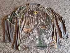 Scent Blocker Hunting Shirt Men's Size XXL Real Tree S3 Trinity System Layer One