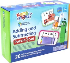 Image of Numberblocks Adding and Subtracting Puzzle Set by Learning Resources - Ages 3+