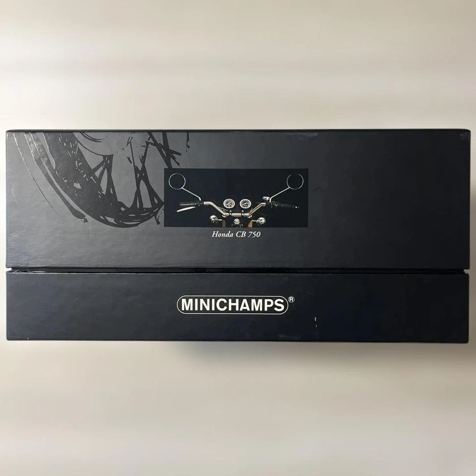 Minichamps Honda Cb750 Naranja 16 Diecast Modelo Moto Réplica Bicicleta Exhibición Foto 2 de 4