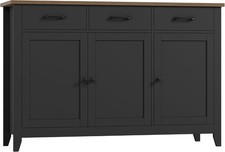 47" Buffet Cabinet with Storage, Kitchen Buffet Table with Drawers, Modern