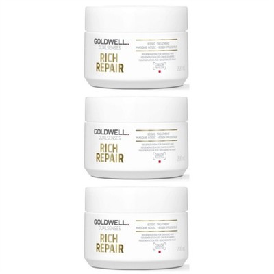 Goldwell Dualsenses Rich Repair 60 Sec Treatment 3 x 200 ml
