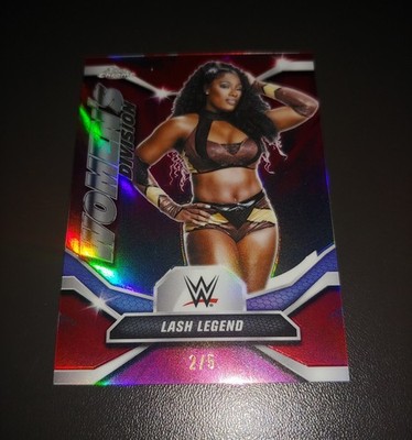 2026 Topps Chrome WWE Lash Legend #WDV-38 Women's Division Red /5 SSP