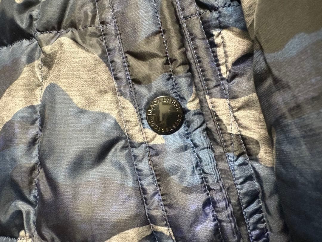 BURBERRY BLACK LABEL Reversible Down Jacket Size M From Japan thumbnail 9