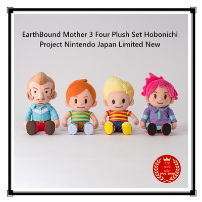 EarthBound Mother 3 Four Plüsch Set Hobonichi Project Nintendo Japan Limited Neu