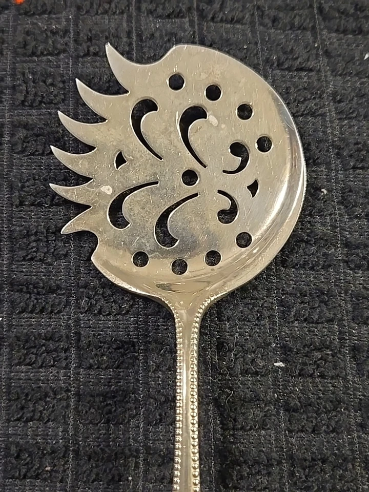 Servidor de pepino Gorham prata esterlina dente de serra padrão Lancaster mono 26,8 g - Imagem 4 de 4