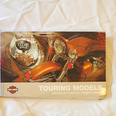 OEM Original Harley Davidson Owner's Manual Book Kit - 2008 Touring Models