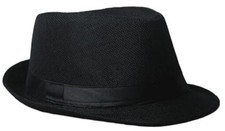 1920s Men Fedora Hat Accessories 20s Men Gangster costume 60cm Black