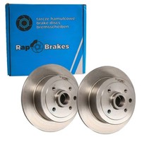 2x RAP BREMSSCHIEBEN Ø261mm VOLL HINTEN passend für OPEL KADETT VECTRA | R-D0859