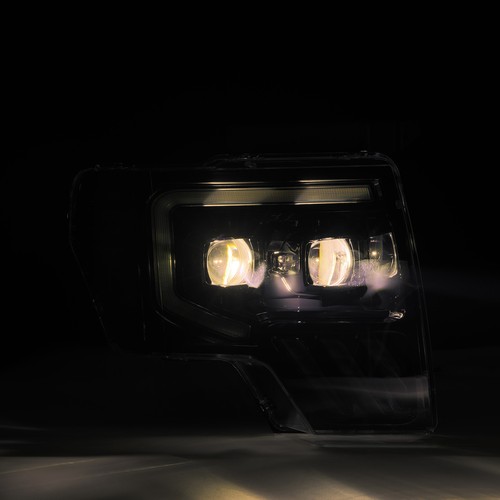 Black MKII PRO-Series Halogen Projector Headlights Fit 2009-2014 Ford F150 - Picture 6 of 9