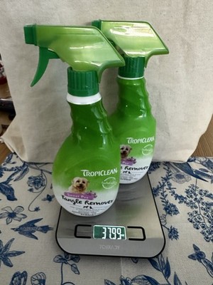 2x Tropiclean Sweet Pea Scented Tangle Remover 16os Spray For Dogs.