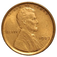 1909 1C Lincoln Cent RD - Choice Gem Bu- SMH 1724