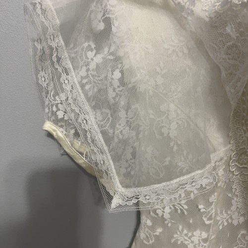 Vintage Jessica McClintock Bridal Lace Dress Size 8 Ivory Overlay USA NWT - Picture 7 of 14