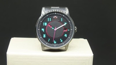 ORIENT ER02-D7-B CA Rainbow Disc Automatikuhr schwarzes Zifferblatt blaue Gla...