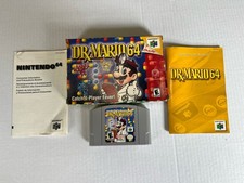 Dr. Mario 64 Nintendo 64 N64 CIB Complete Box Manual Authentic Tested