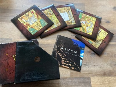 CIB Wi Manual Riven: The Sequel to Myst PC, MAC 1997computer game 5 disc Box set