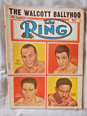 May 1952 The RING Boxing Magazine -Rock Marciano Joe Walcott May 1952 The RING Boxing Magazine -Rock Marciano Joe Walcott