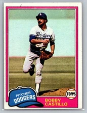 Bobby Castillo 1981 Topps Los Angeles Dodgers #146