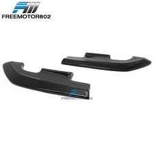 For 24-26 Ford Mustang Ecoboost GT R Style Rear Side Aprons Gloss Black ABS Pair