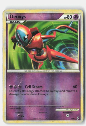 Pokemon tcg Call of Legends Deoxys Heavily played