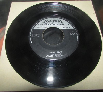 WILLIE MITCHELL Take Five  / 30-60-90 ORIG 1st JAMAICA LONDON 1969  EX AUDIO