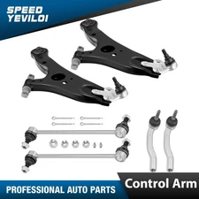 6PCS  Suspension Kit Front Lower Control Arm Sway Bar For 11-20 Toyota Sienna
