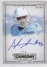 2013 Press Pass Gameday Gallery Gold 81/99 Sylvester Williams #GG-SW Auto 0b2