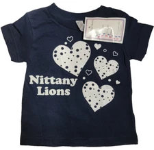 Two Feet Ahead Baby Newborn Penn State Lions T-Shirt TEE 12 Months New