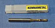 Kennametal Screw Machine Length Drill Bit 0.1496″ Dia, 140 °, Solid Carbide
