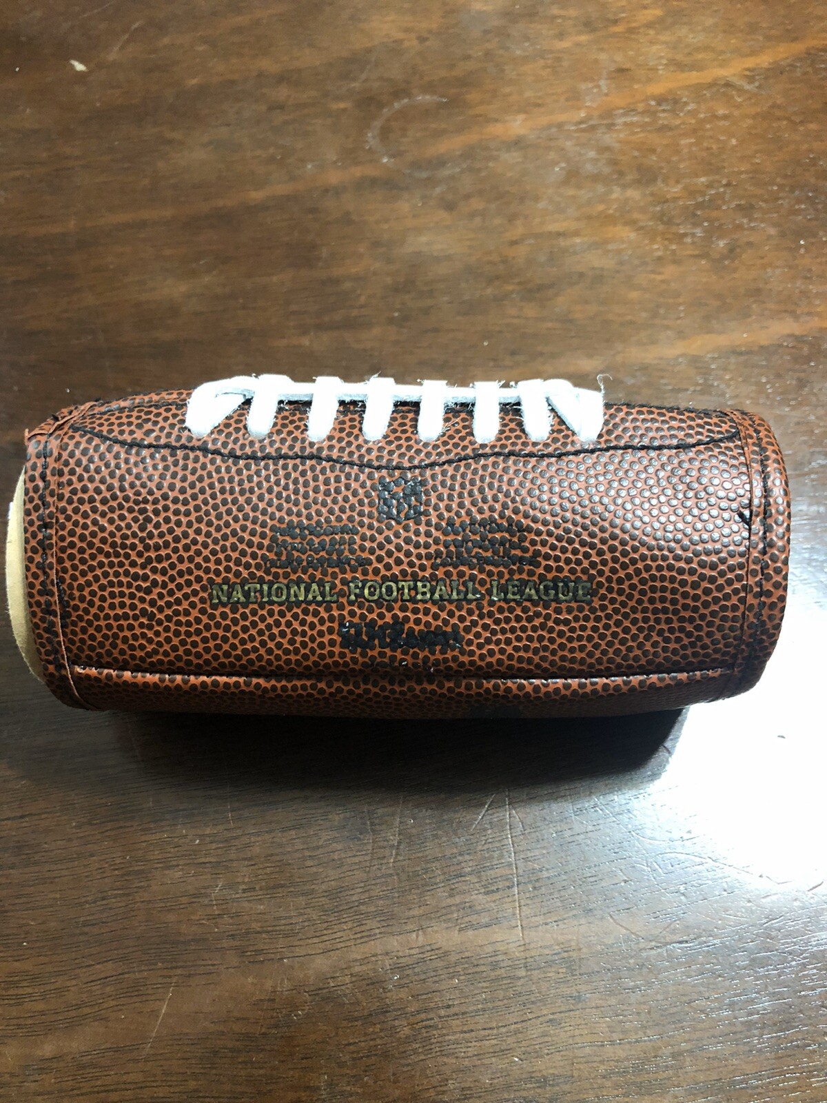 MLB NFL COLLEGE Officially Licensed Football Pigskin Beer Bottle Koozie