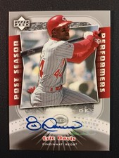 2005 Upper Deck Classics Post Season Performers Eric Davis #PP-ED Auto Autograph