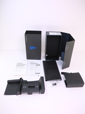 Genuine Samsung Galaxy S9 SM-G960F 64GB Midnight Black Box And Sleeve Only !!
