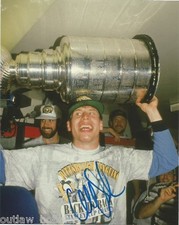 Pittsburgh Penguins Ulf Samuelsson Stanley Cup Signed Autographed 8x10 Photo COA