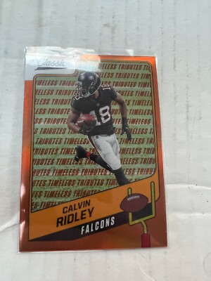 Calvin Ridley 2021 Classics Timeless Orange Card #21 Serial #01/10