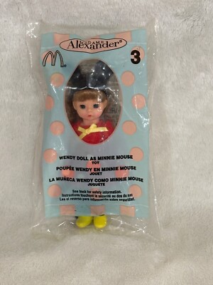 WENDY DOLL as Minnie Mouse Toy - Madame Alexander - McDonalds Kid's Meal Toy