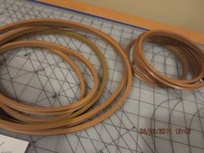 LOT OF 10 PLASTIC RINGS FOR CRAFTING---4 OVAL--6 ROUND-- T12-7