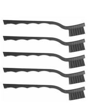 5PC Set Black Non Slip Handle PCB Rework ESD Anti Static Dust Brush Clean Board