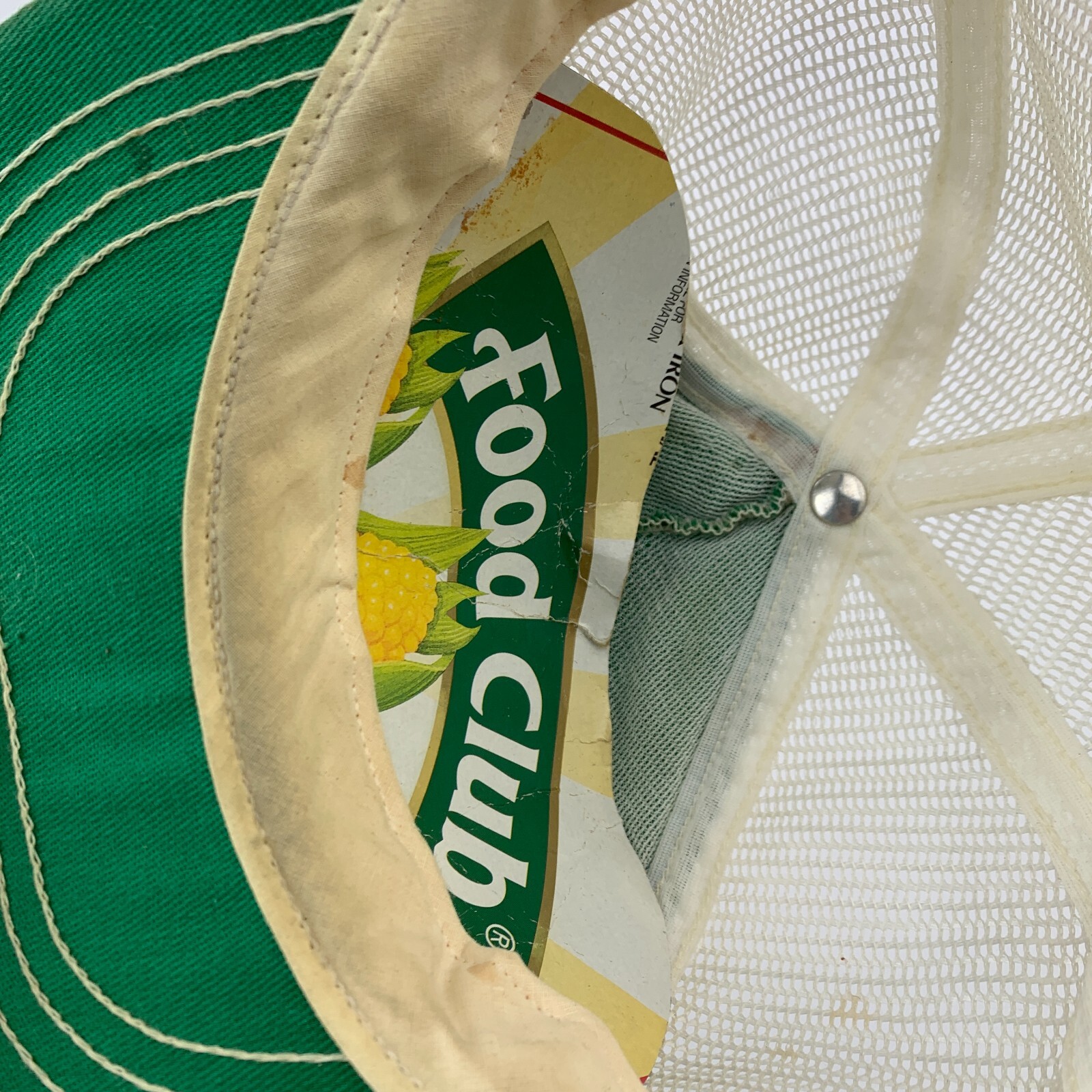 Vintage Smith Tool Green White Patch Snapback Tru… - image 6