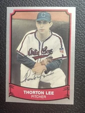 Thorton Lee #158 signed autograph auto 1989 Pacific Baseball Legends Card