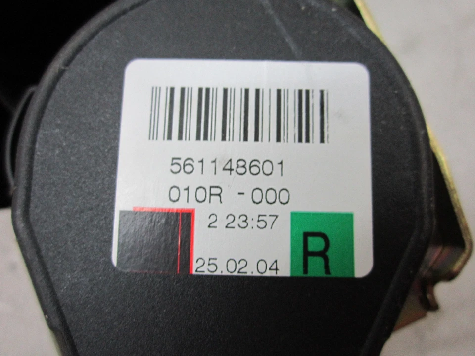 Cinturón de seguridad delantero derecho nn802203 BMW 745Li 745i 2002 2003 2004 2005 OEM Foto 4 de 4