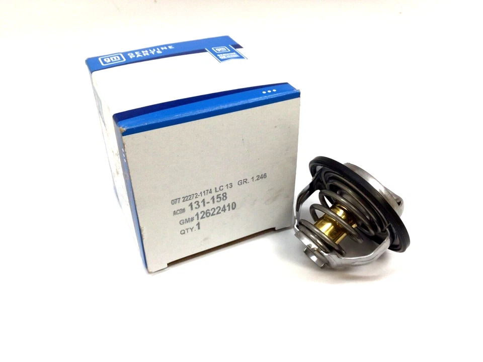 Termostato refrigerante motor Saturn Buick Pontiac ACDelco 131-158 nuevo OEM 12622410 Foto 2 de 4